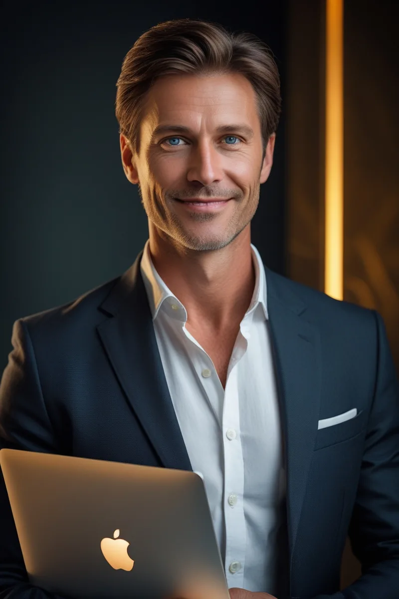 Portrait de Jérôme, agent IA orchestrateur stratégique AJ Squad AI